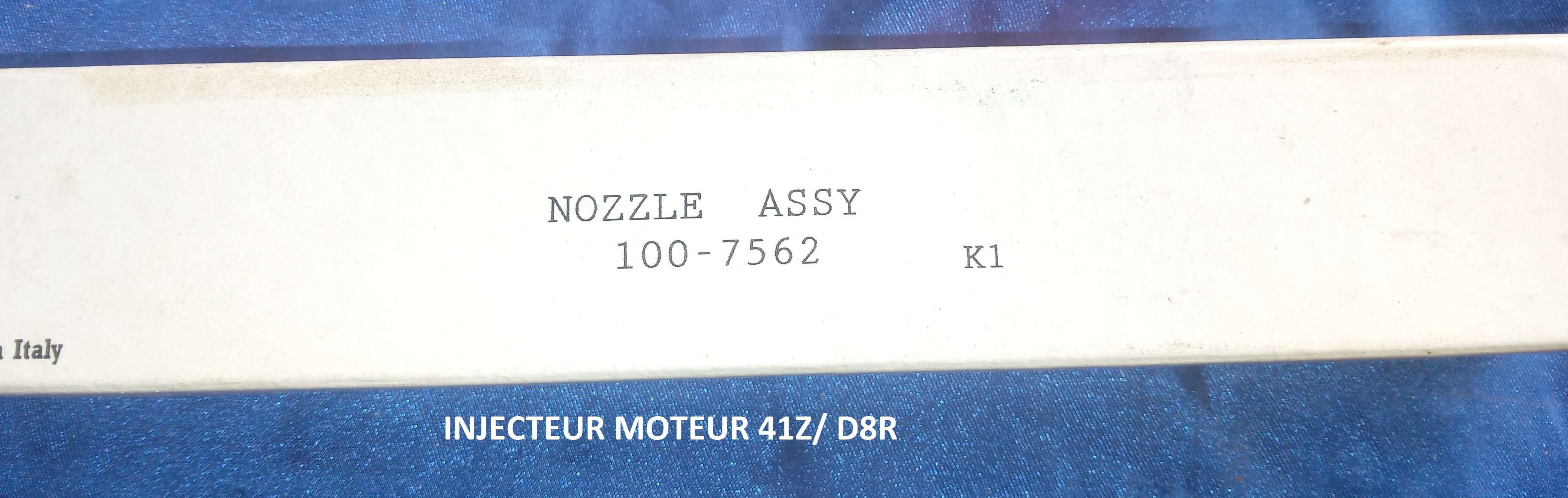 INJECTEUR MOTEUR 41Z 1-12894  D8R 7XM0559/1544