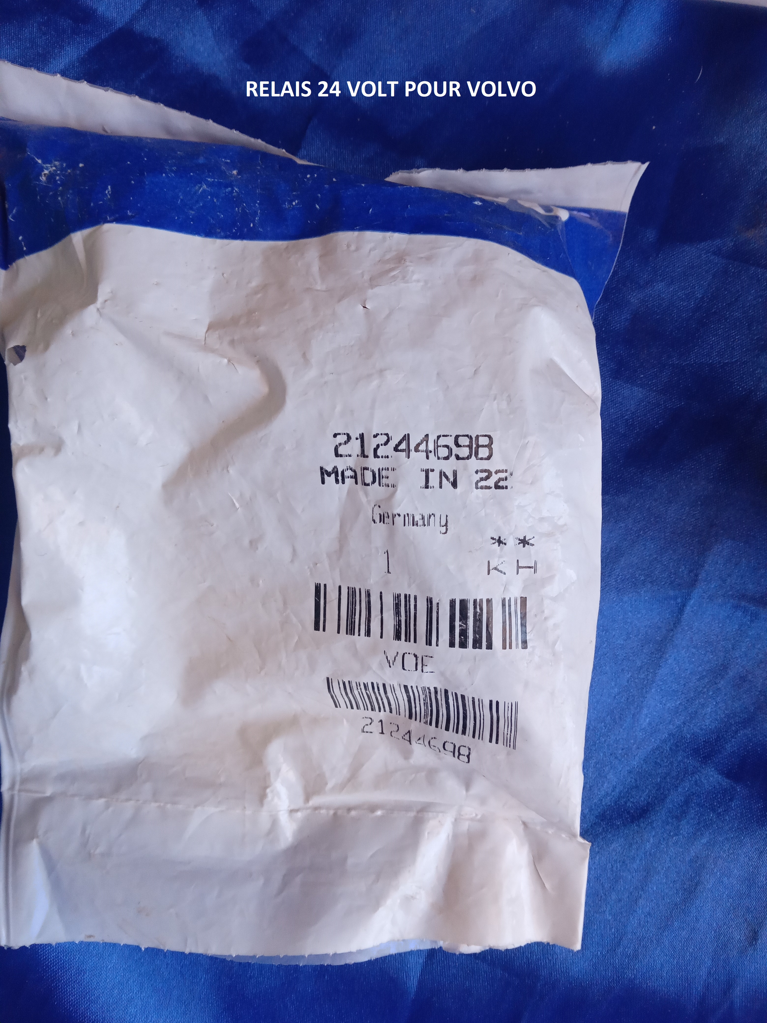 RELAI 24 VOLT POUR VOLVO
