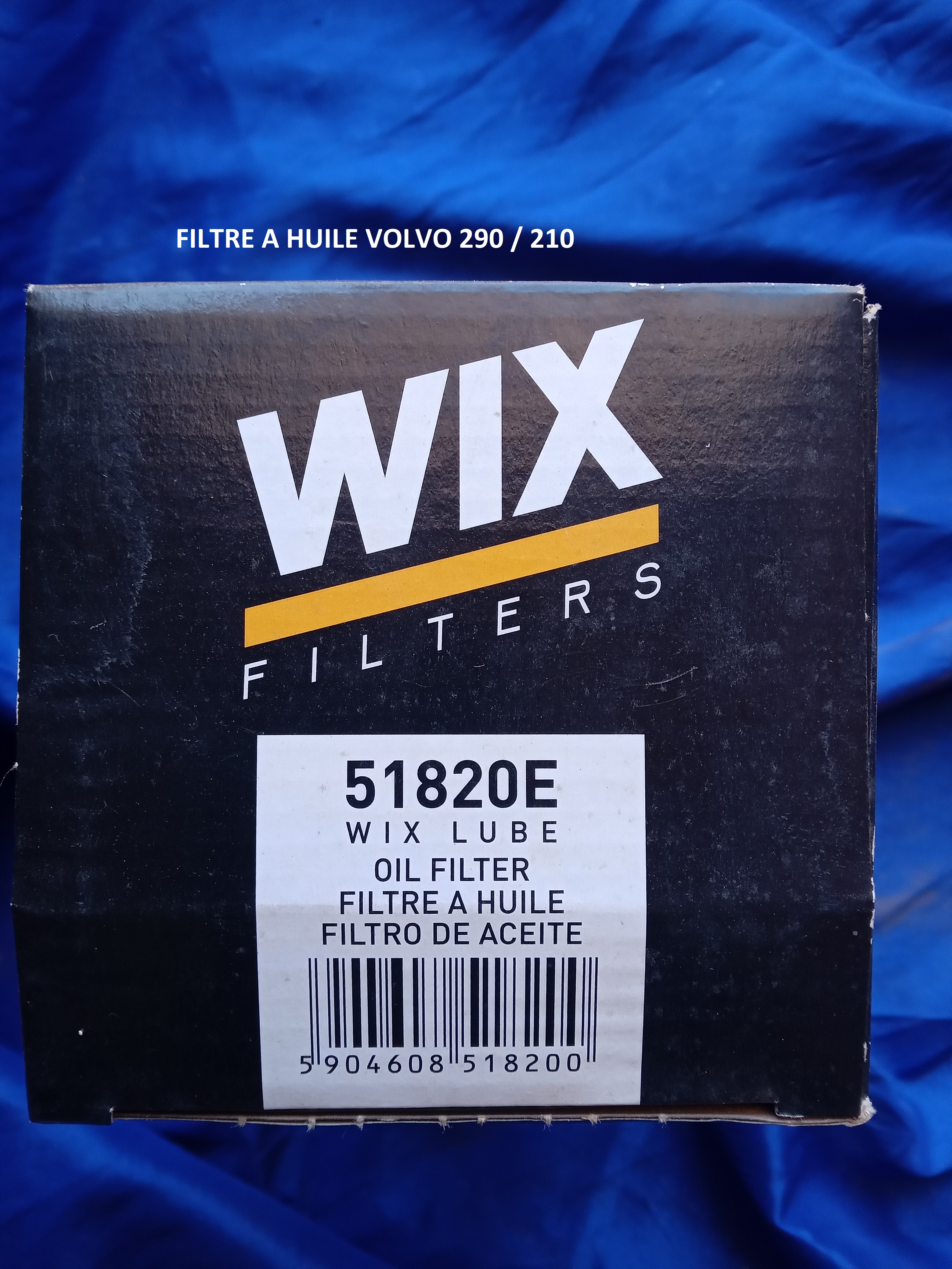 FILTRE A HUILE  VOLVO 290 ET 210