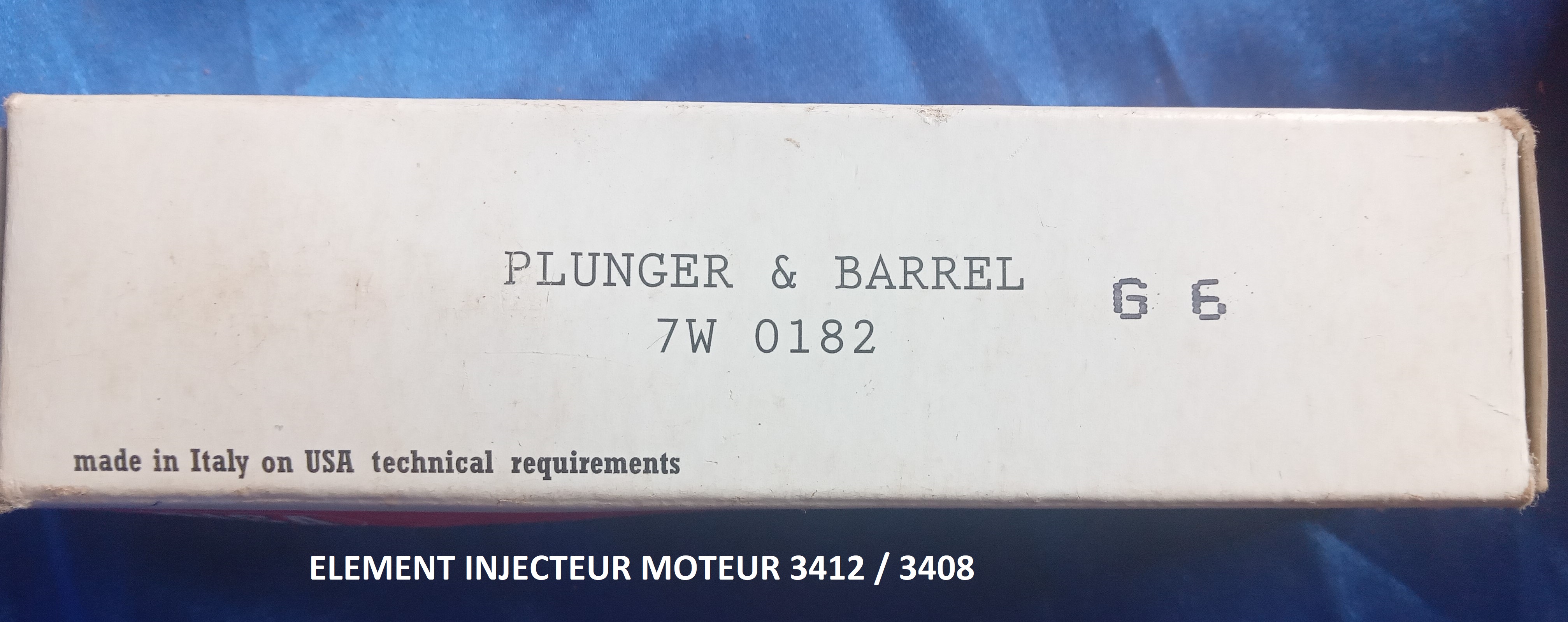 ELEMENT INJECTEUR MOTEUR 3412/3408