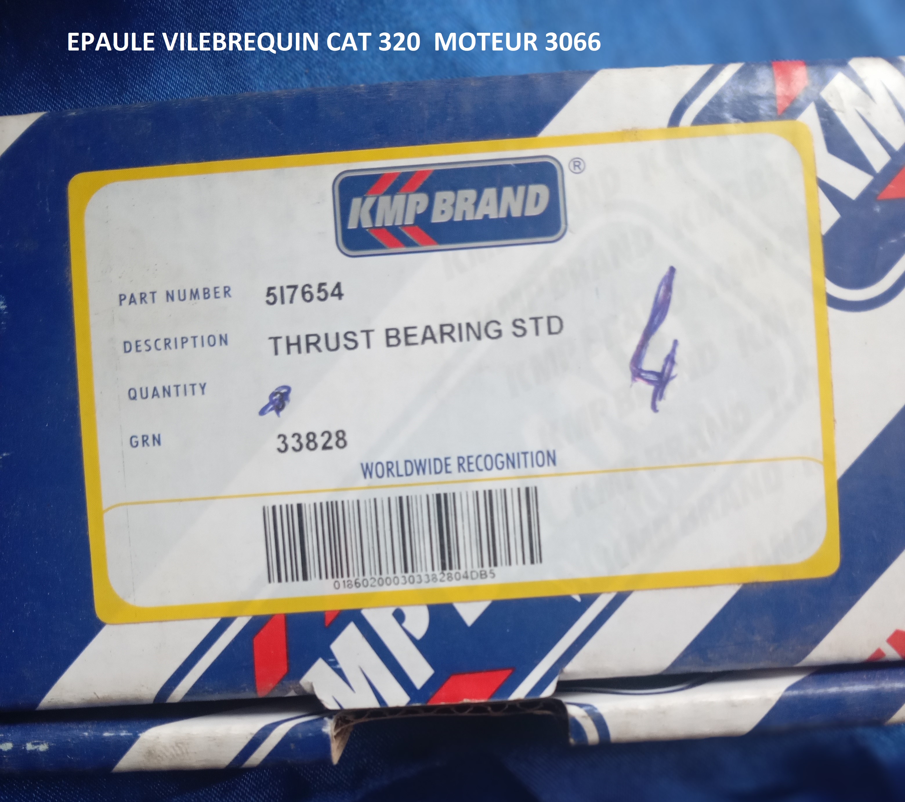 EPAULE  VILLEBRAQUINE CAT 320C 3066