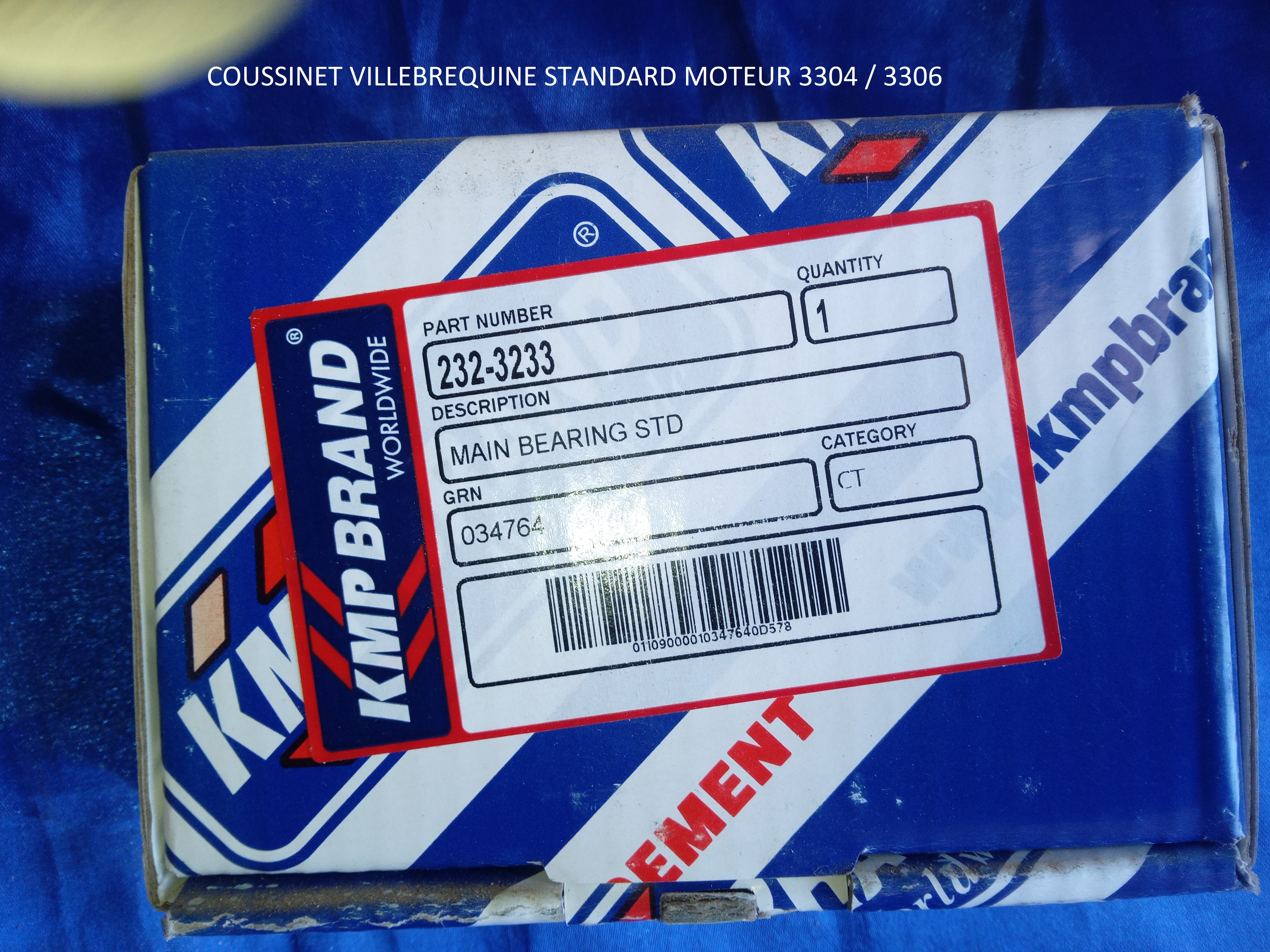 COUSSINET VILLEBRAQUINE STD 3304/6