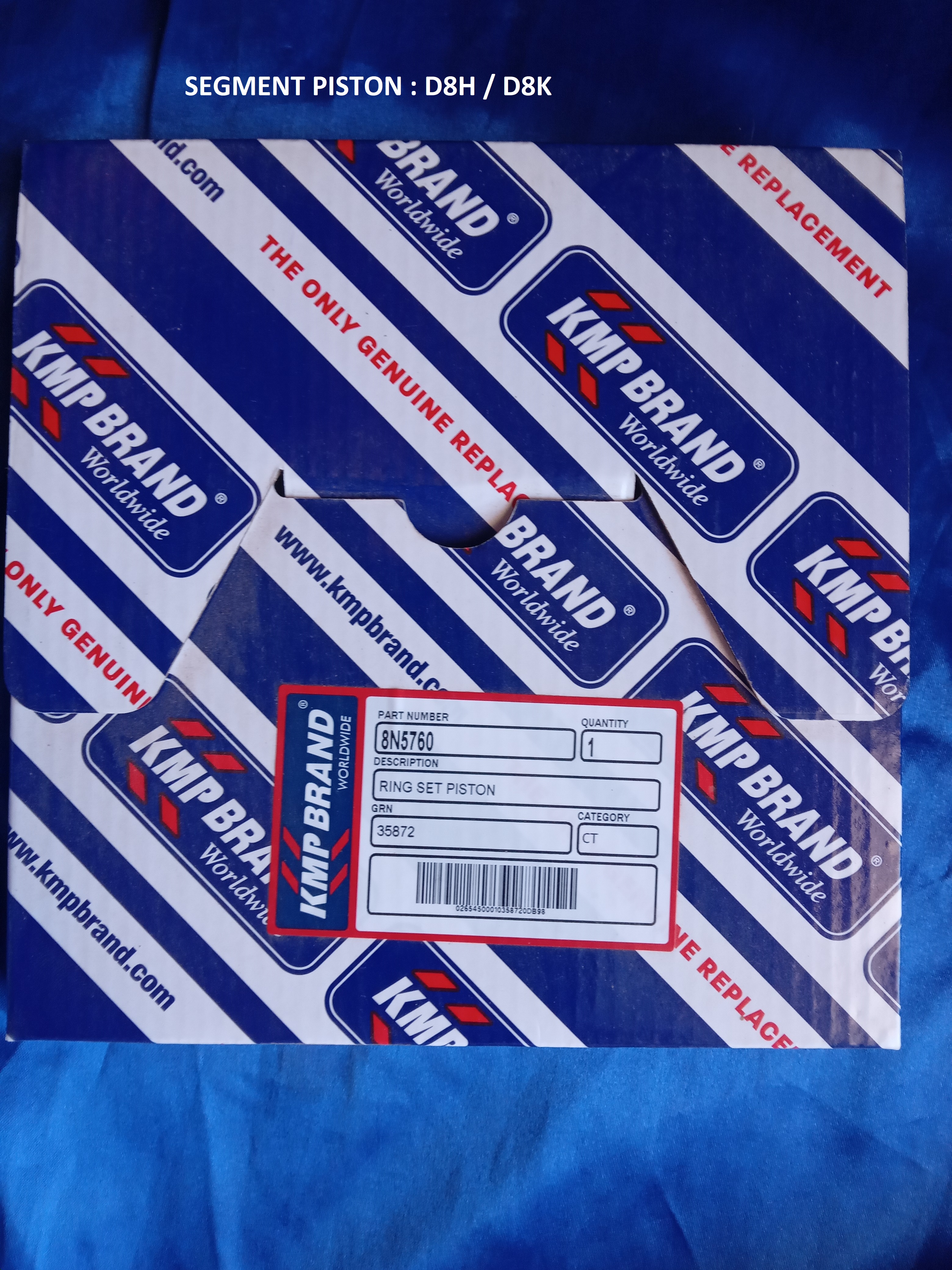 SEGMENT PISTON D8H/D8K